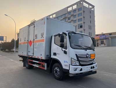 易燃气体厢式运输车