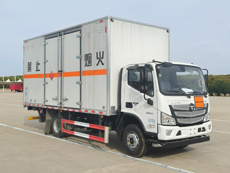 易燃气体厢式运输车