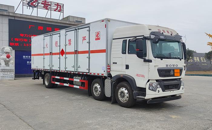 易燃气体厢式运输车