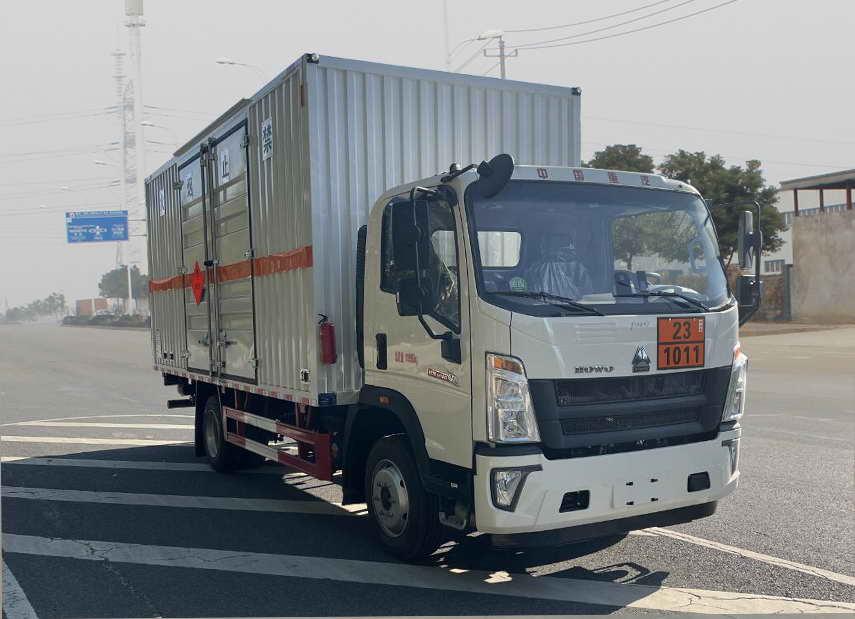 易燃气体厢式运输车