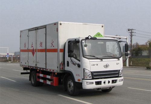 易燃气体厢式运输车